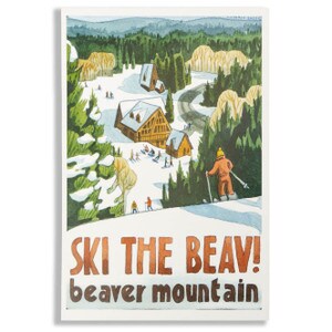 POSTCARD BEAVER MOUNTAIN LIESL CANNON FRONT